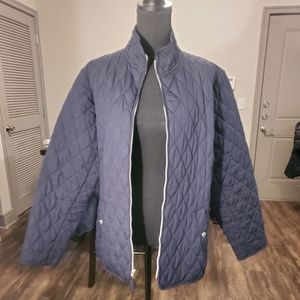 Lands End light quilted jacket L